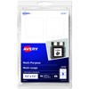 Avery Removable Multi-Purpose Square White Labels, 1.5 Inch X 1.5