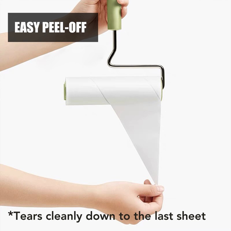 Extra Sticky Large Surface Lint Roller, 6.3'' Giant Lint Roller