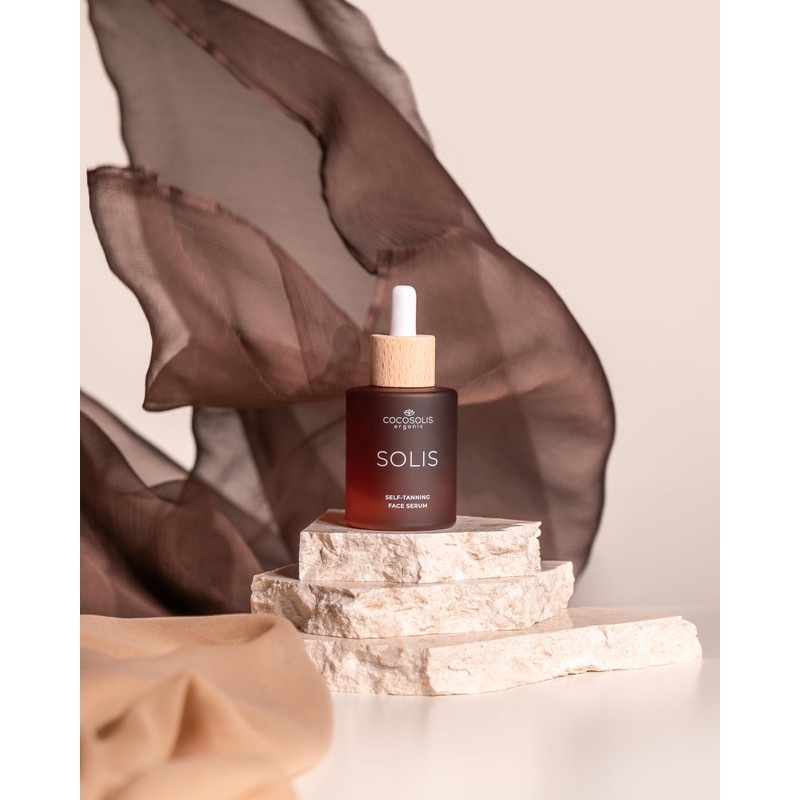 COCOSOLIS SOLIS Self-tanning Face Serum, Self-Tanning and Care for the
