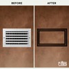 Fittes Flush Wall Vent [Lite+] - 6"x12" - Cotton White