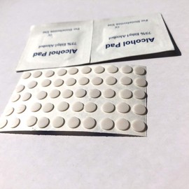 Round Universal Mouse feet/Mouse Skates for Commatech fkmini and Other Mouse 6x6x0.6mm 40pcs