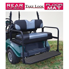 TakeLook - Golf Cart Rear Seat Kits Floor Mat Fit Yamaha EZGO RXV/TXT Club Car DS/Precedent Star Car Excar icon Anti-Skid Mat EVA Environmentally Friendly Materials for Mosts Golf Carts.(Grey)
