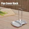 Lid and Spoon Rest Pan Pot Cover Lid Rack Pan