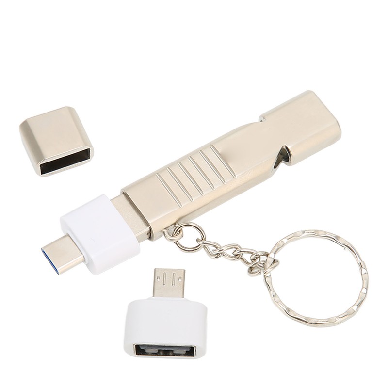 Whistle Flash Drive SOS Outdoor Waterproof USB3.0 120dB Sound Multifunction