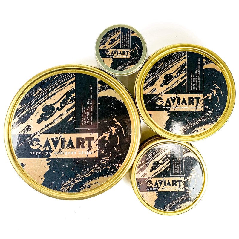 Ossetra Caviar, Caviart Supreme Sturgeon Roe 4 oz | 113