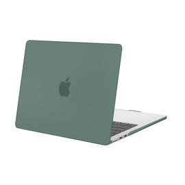 MOSISO Compatible with MacBook Air 13.6 inch Case M3 M2 A3113 A2681, Protective Hard Shell Cover for MacBook Air Case M2 M3 13 inch Touch ID 2025 2024 2023 2022 Release, Emerald Green