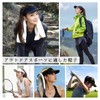 [LANGYU] サンバイザー レディース メンズ ゴルフサンバイザー 無地 帽子 つば大き目 日除け UVカット