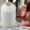 LOVIVER Water Soluble Thread, Invisible Quilting Thread for Sewing Machine
