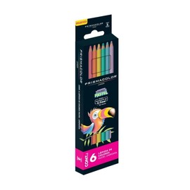 Prismacolor Pastel Colored Pencils Set, 6 count, Brilliant Colors, Junior 4.0mm