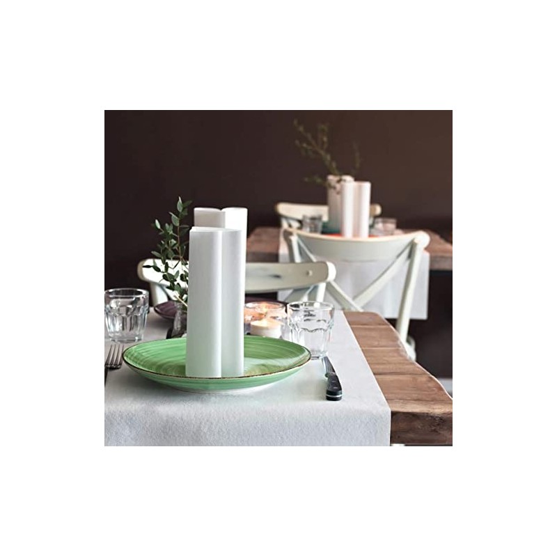 50 Airlaid Napkins Plain 40 x 40 cm High-Quality Fabric-Like