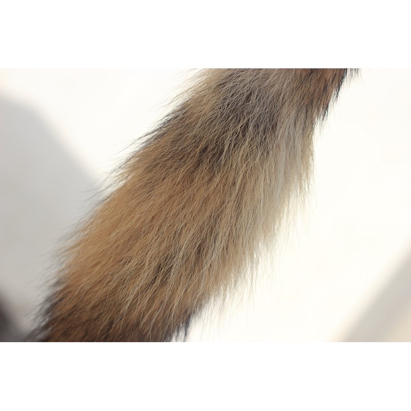 Chunxiao Fluffy Fox Tail Fur Cosplay Toy Cyote Prairie Wolf