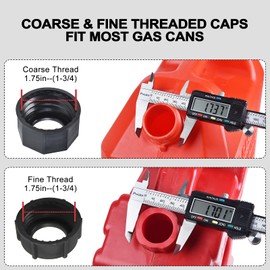 Gas Can Spout Replacement, Replacement gas can spout, Gas Can Nozzle, For most 1/2/5/10 gallon oil can. The nozzle is soft and flexible to use. With vent cap, Seals, Spout cap, Base cap (3 Kit-White)