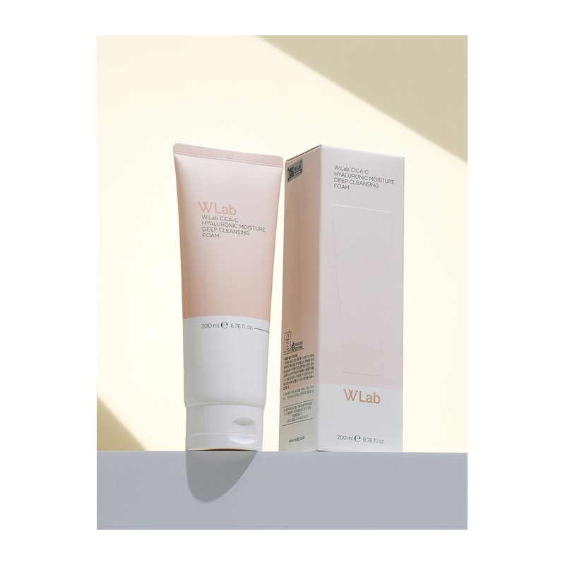 [2 SET] Cica C Hyaluronic Acid Moisture Cleansing Foam 200ml