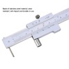 Yuecoom Parallel Crossed Caliper, 0-200mm Stainless Steel Vernier Scribing Caliper