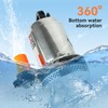 BACOENG DC 12V Solar Water Pump, Submersible Well Pump 20FT,