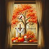 HOMETITUTE Fall Window Privacy Film24x36 Inch PVC Fall for Jesus