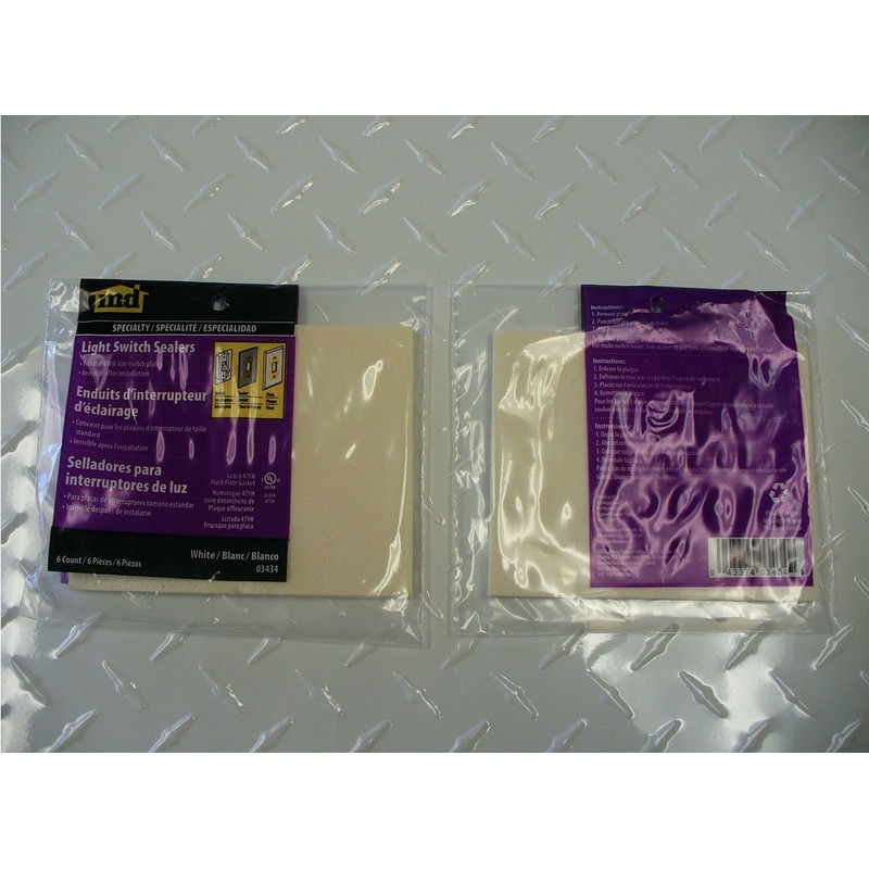 M-D Building Products 3434 M-D 0 Closed-Cell Insulating Wall Plate