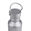TOMSHOO 550ml Full Titanium Water Bottle with Extra Plastic Lid