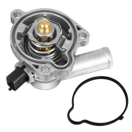 AUTOBABA 902-808 Upgrade Aluminum Coolant Thermostat Housing Assembly compatible with Chevy Trax Sonic 13-20, Cruze 11-16, Buick Encore 13-20 - L4 1.4L - Replace 55579010 25200455 5556533