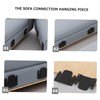 Totority 4pcs Sectional Sofa Connector Bracket Couch Connecting Clamp for