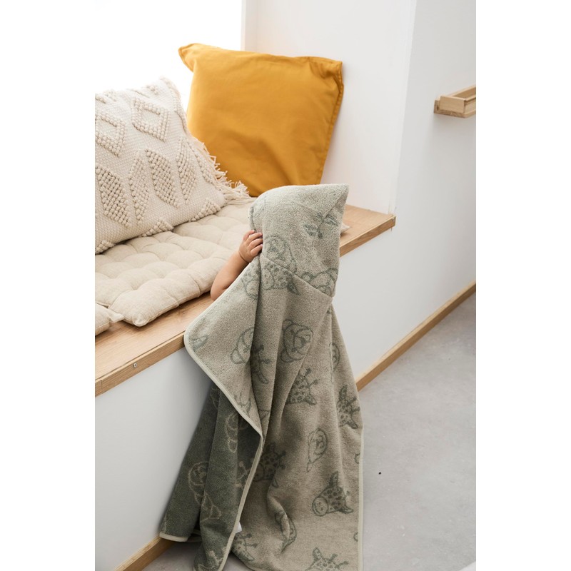 Sterntaler Lion Leo Hooded Bath Towel 100 x 70 cm