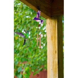 Wind Chimes,Hummingbird Wind Chimes for Outside,Patio Decor,Large Aluminium Wind Chimes 24" Inches,Suitable for Outdoor, Garden Decor