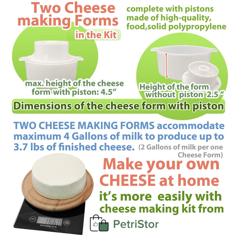 Wooden Cheese Press for Cheese Making Supplies 16 in Wooden