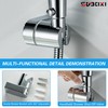 SUBEIXI Black Tub Spout with Diverter,10 Settings High Pressure Hand