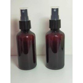 Meliars Pet Ambar 100 Ml Bomba Con Atomizadora R24 Negra (10 Piezas)