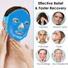 Cooling Full Face Gel Masks,Reusable Face Cold Face Ice Pack