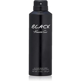 Kenneth Cole Black Body Spray for Men, 6.0 Fl Oz