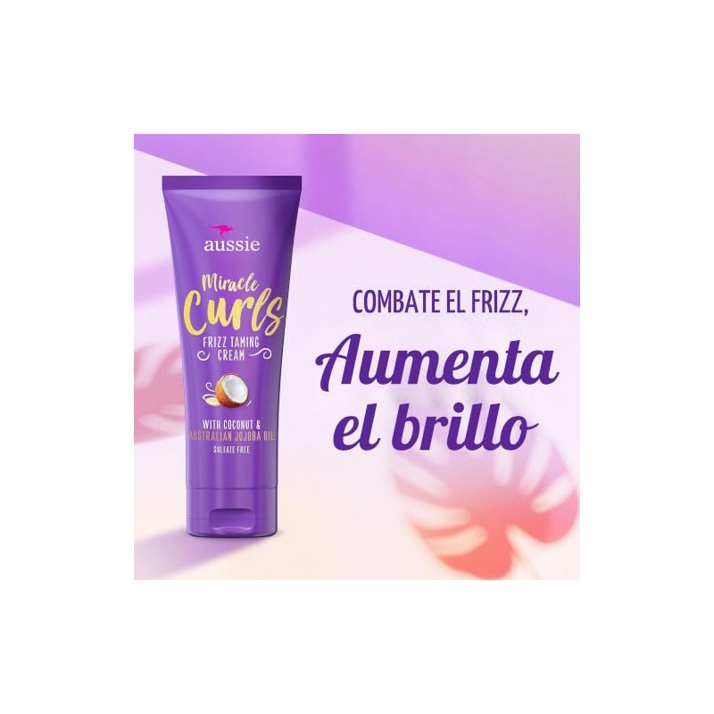 Miracle Curls Frizz Taming Cream 200ml (Coconut & Jojoba Oil)