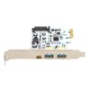 Expansion Card TypeC Riser Card SATA Power Port for VIA