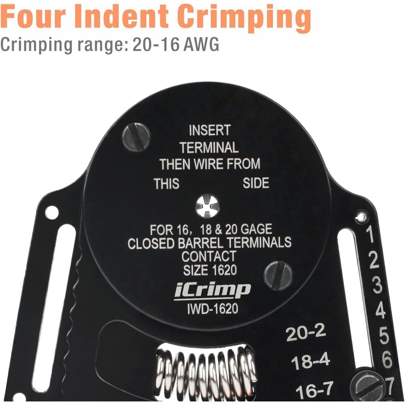 iCrimp IWD-1620 Crimping Tool for Solid Barrel 0.5-1.3 mm², Crimping