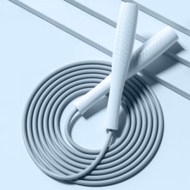 Skipping Ropes Kids, Adjustable Children Jump Rope with ABS Handles and PVC Rope for Child Student Toddler (Blue)