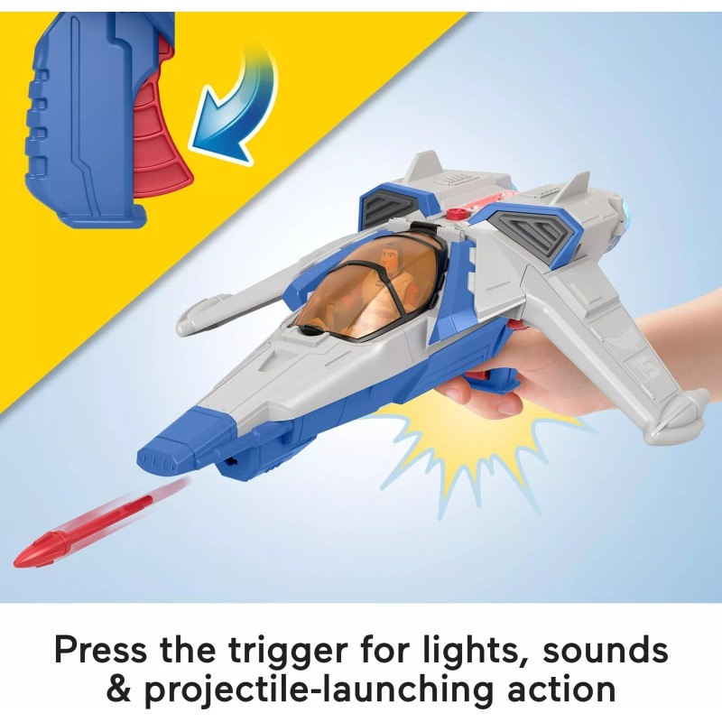 Fisher-Price Buzz Lightyear Toy Spaceship Set with Lights Sounds and