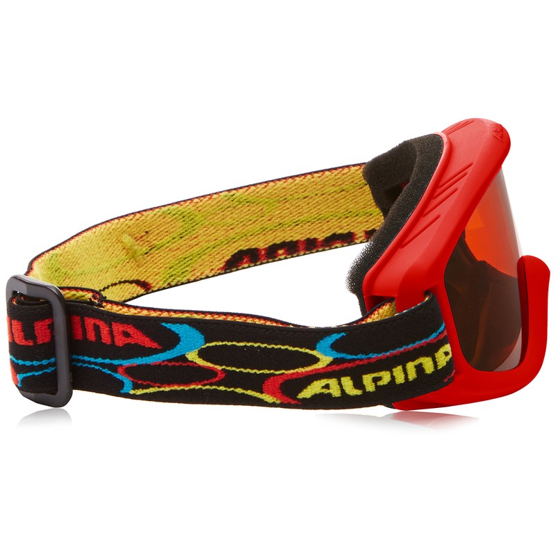 Alpina Kinder Skibrille Carvy 2.0, red
