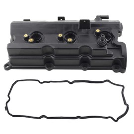 WEDOAUTO Left & Right Side Engine Valve Cover w/Gaskets Fit For Infiniti FX35 2003-2008, G35 2003-2007, M35 2006-2008, 350Z 2003-2006 Replace# 13264-AM610, 13270-8J112, 13264-AM600, 13270-8J102