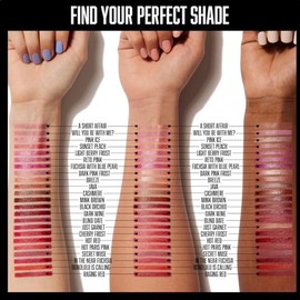 Wet n Wild Labial Silk Finish Cherry Frost 3.5 g  Lipstick Rojo Intenso Cremoso e Hidratante, Barra de Labios Satinada de Larga Duracin, Labial...    