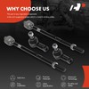 A-Premium Set of 4, Front Inner Outer Tie Rod End