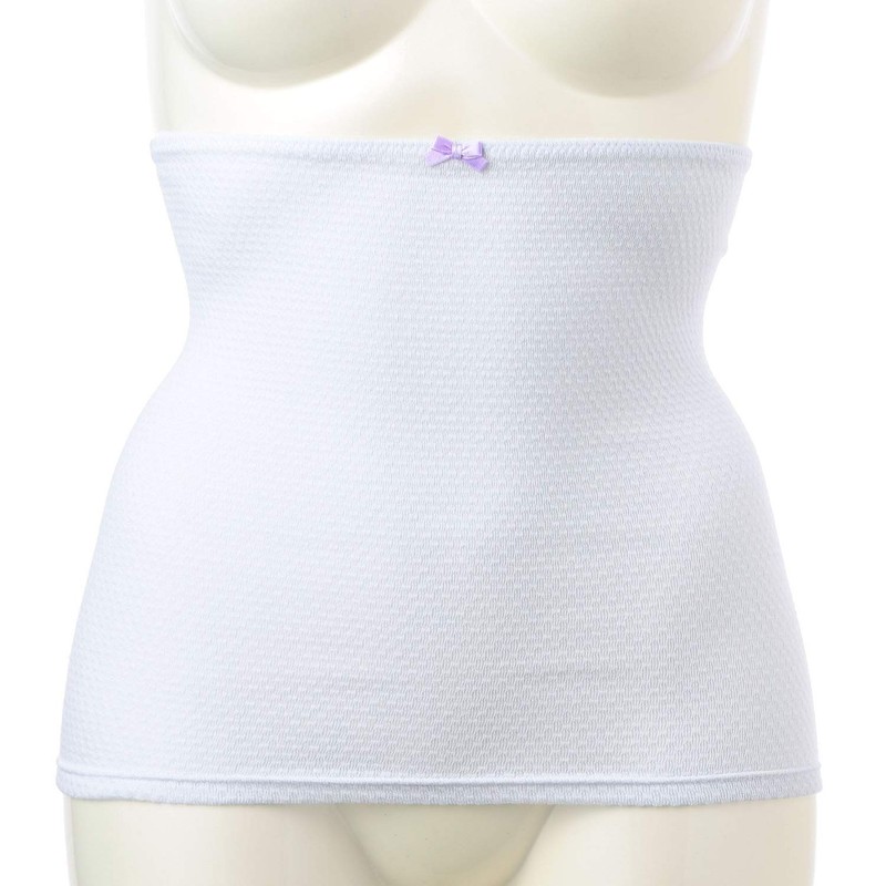 Fukusuke Woven Woven Belly Wrap, 1 Piece Set, Women's, Silky