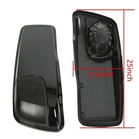 ECOTRIC 5"X7" Saddlebags Speaker Lids Compatible with Harley 2014-2024 Davidson Touring Models FLT, FLHT, FLHTCU, FLHRC, Road King, Road Glide, Street Glide, Electra Glide, Ultra-Classic 1 Pair