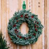 Gilprop 24 Pcs Christmas Garland Ties Green Wreath Hooks for