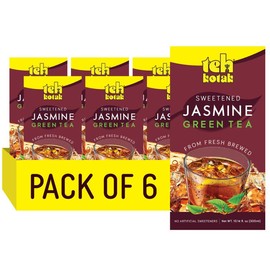 Ultra Jaya - Kotak Tea Jasmine, Iced Tea Drink in a Box, 10.14 Fl Oz - Specification: Pack of 6