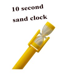 Lopenle 12 PCS Novelty Sand Clock Pens Funny Sandglass Ballpoint Pens Twist Ballpoint Pen With Black Ink For School Office Christmas Birthday Party