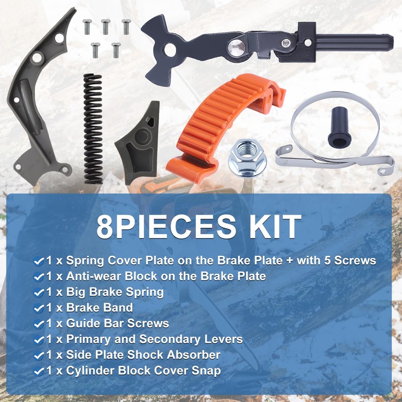 AUMEL Chain Brake Spring Kit Replace for 503465901 544083001 for