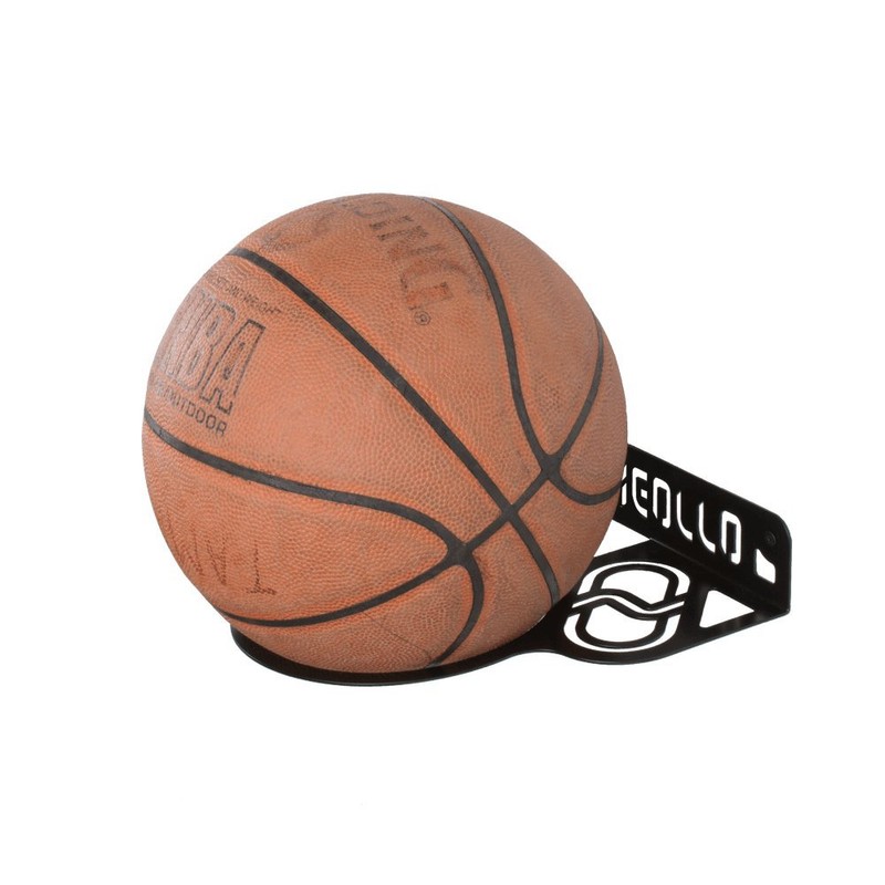 Ball Holder Wall Mount - Basketball (100 Steel) (Black)