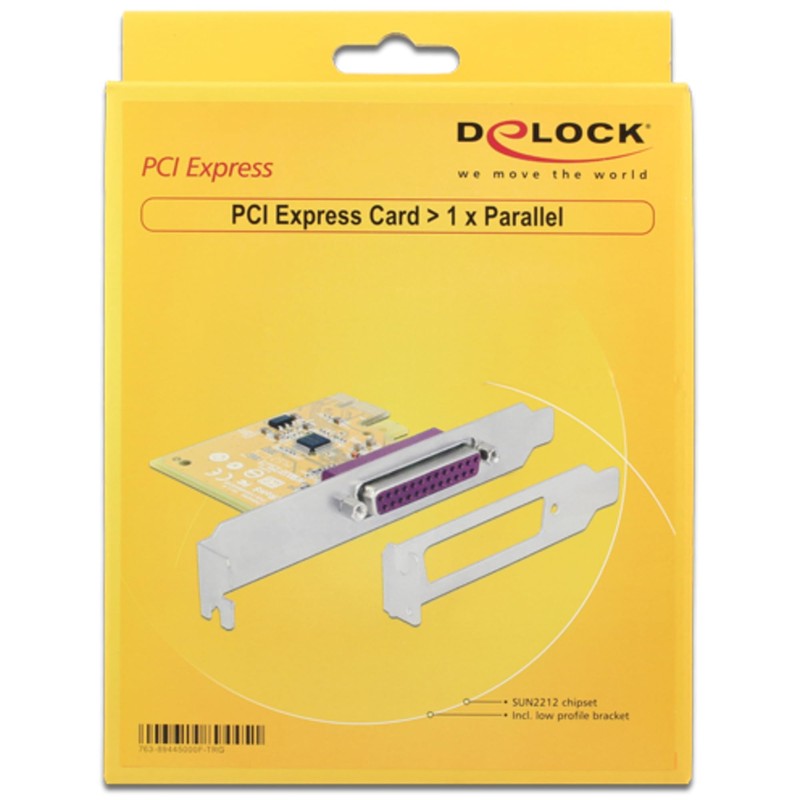 DeLOCK 89445 Internal Parallel interface cards/adapter 89445, PCIe, Parallel, SUN2212,