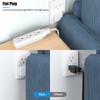 1 FT Short Power Extension Cord, HITRENDS 3 Outlet Extension