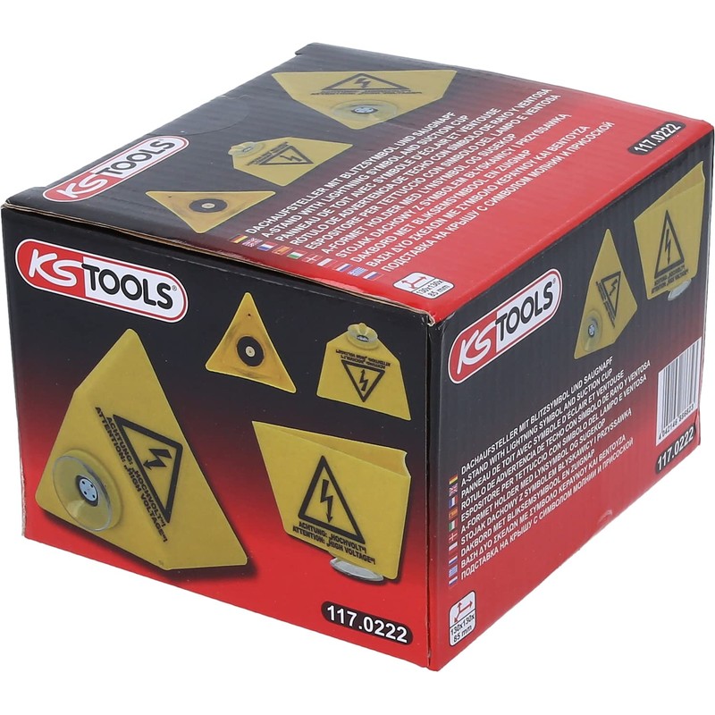 KS Tools 117.0222 Roof Stand with Flash Symbol and Suction
